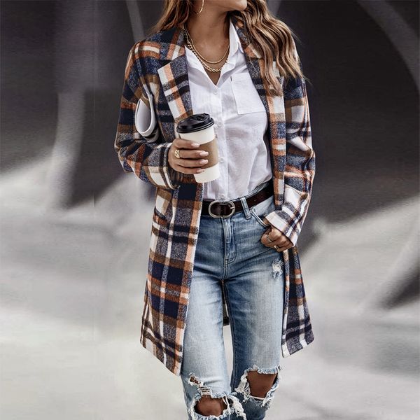 women's jackets 2023 women casual lapel singlebreasted coat jacket vintage plaid print pocket outwear fashion elegant long sleeve over, Black;brown
women's jackets 2023 women casual lapel singlebreasted coat jacket vintage plaid print pocket outwear fashion elegant long sleeve over, Black;brown