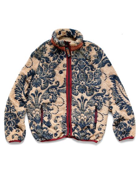 men s jackets 19aw japan kapital autumn and spring fleece vintage casual zipper warm jacket tang cao chao women men printed cashmere coat 23, Black;brown
men s jackets 19aw japan kapital autumn and spring fleece vintage casual zipper warm jacket tang cao chao women men printed cashmere coat 23, Black;brown