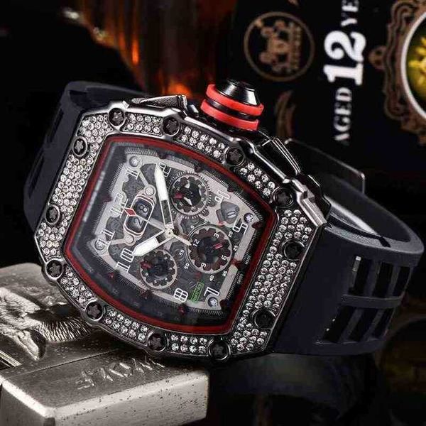 inlaid luxury mens diamond mechanics watch richa swiss non dial mechanical tritium handsome large milles's official website dvp0, Black;brown
inlaid luxury mens diamond mechanics watch richa swiss non dial mechanical tritium handsome large milles's official website dvp0, Black;brown