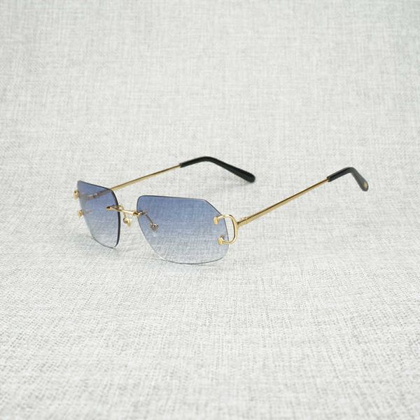 luxury c wire eyewear new lens shape sunglasses men rimless square women for outdoor club accessories shades new fashion factory sun glasses, White;black
luxury c wire eyewear new lens shape sunglasses men rimless square women for outdoor club accessories shades new fashion factory sun glasses, White;black