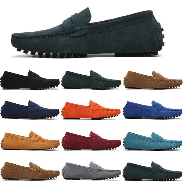 men casual shoes mens slip on lazy suede leather shoe big size 38-47 ocean blue, Black
men casual shoes mens slip on lazy suede leather shoe big size 38-47 ocean blue, Black