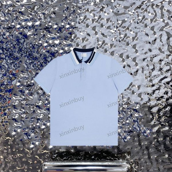 xinxinbuy men designer tee t shirt 23ss england letter embroidery collar short sleeve cotton women white blue khaki grey xs-2xl, Black;brown
xinxinbuy men designer tee t shirt 23ss england letter embroidery collar short sleeve cotton women white blue khaki grey xs-2xl, Black;brown