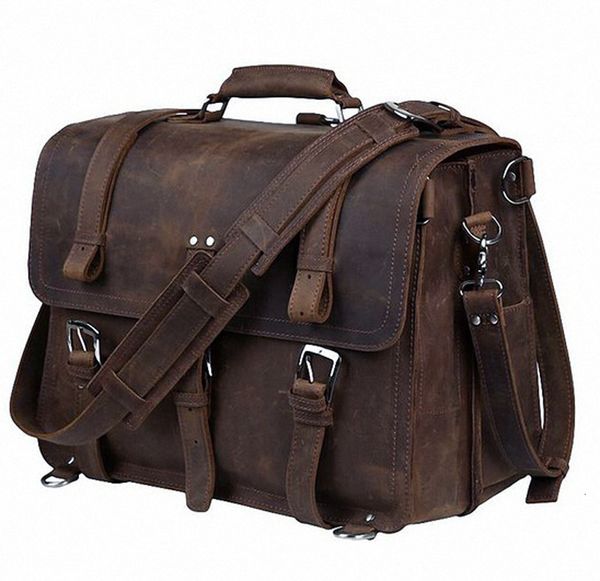 briefcases vintage crazy horse genuine leather men business bag large male 15.6"lapcase shoulder office 230223
briefcases vintage crazy horse genuine leather men business bag large male 15.6"lapcase shoulder office 230223