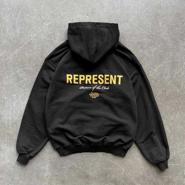 2023 men's and women's hoodies fashion western european brand designer represne co limited slogan letter printed high street coupl, Black
2023 men's and women's hoodies fashion western european brand designer represne co limited slogan letter printed high street coupl, Black
