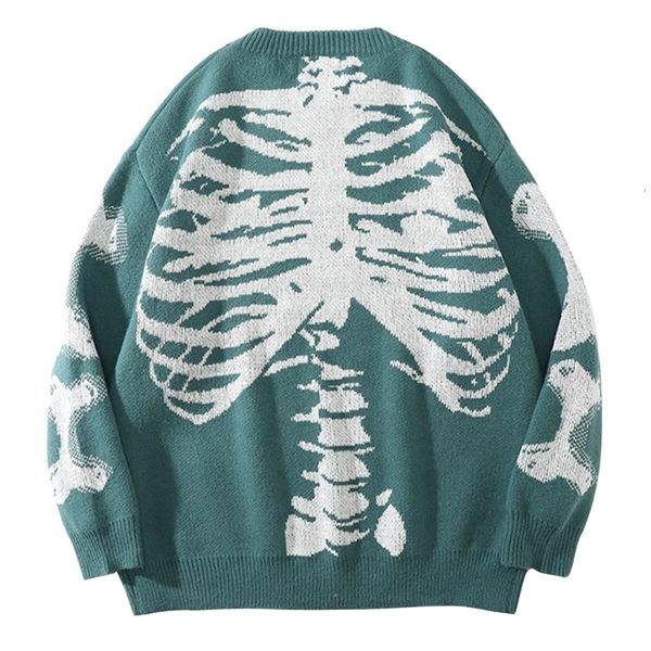 men's vests autumn crew neck sweater for oversized skeleton bone print knit 230223, Black;white
men's vests autumn crew neck sweater for oversized skeleton bone print knit 230223, Black;white