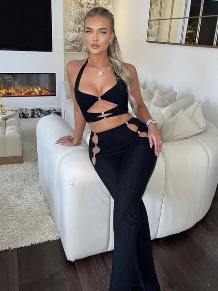 women's two piece pants women 2 outfits for summers bodycon bandage halter bustier high waist skinny suits street fitness clothingwomen, White
women's two piece pants women 2 outfits for summers bodycon bandage halter bustier high waist skinny suits street fitness clothingwomen, White