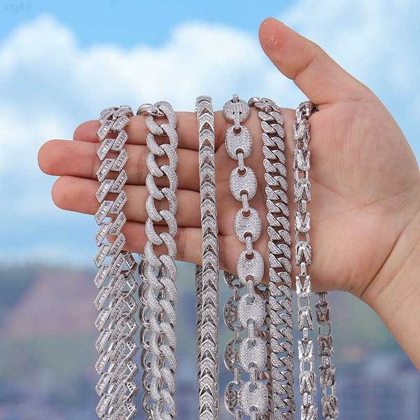 12mm iced miami cuban chain 18k white gold real gold cuban bracelet men women hip hop necklace cuban chain, Silver
12mm iced miami cuban chain 18k white gold real gold cuban bracelet men women hip hop necklace cuban chain, Silver