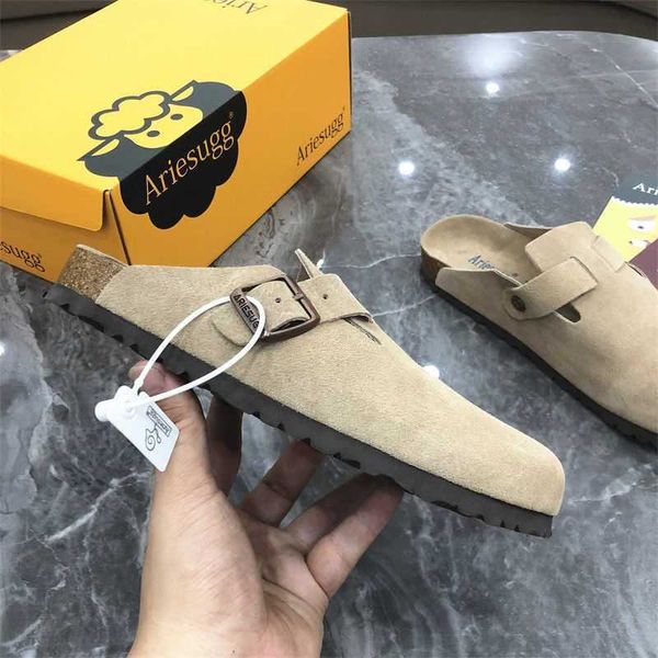 slippers designer luxury birkinstocks sandals boken shoes genuine leather thick-soled baotou slippers men's and women's same flat, Black
slippers designer luxury birkinstocks sandals boken shoes genuine leather thick-soled baotou slippers men's and women's same flat, Black