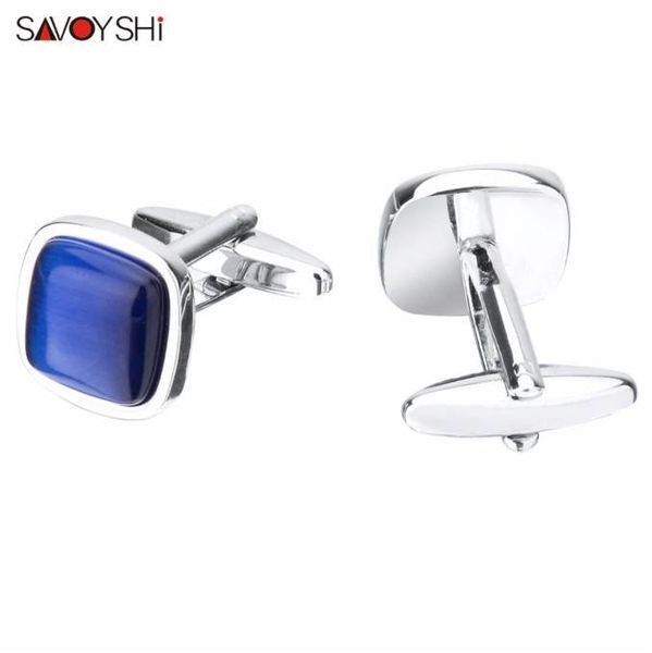 luxury blue opal stone cufflinks for mens women shirt accessories square cuffling custom jewelry gift, Silver
luxury blue opal stone cufflinks for mens women shirt accessories square cuffling custom jewelry gift, Silver