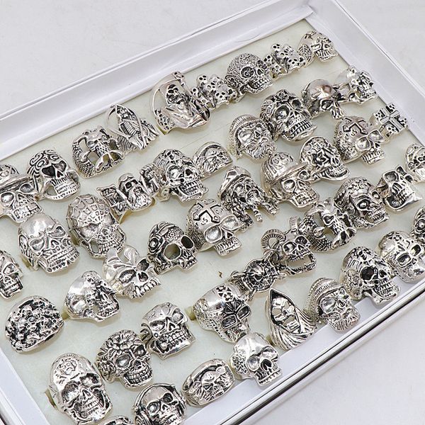 band rings wholesale 20pcslots gothic punk biker mens metal ring vintage skull skeleton jewelry mix style size 8 to 11 230224, Silver
band rings wholesale 20pcslots gothic punk biker mens metal ring vintage skull skeleton jewelry mix style size 8 to 11 230224, Silver