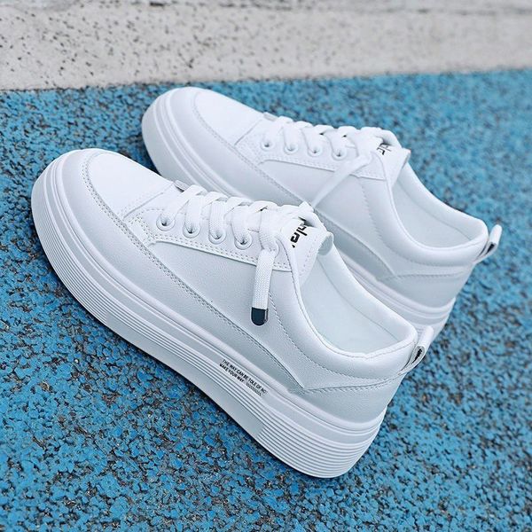dress shoes spring student thick-soled fashion casual single shoe women's lace-up white platform sneakers ladies breathable 230224, Black
dress shoes spring student thick-soled fashion casual single shoe women's lace-up white platform sneakers ladies breathable 230224, Black