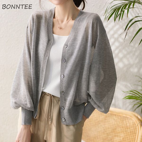 women's knits tees cardigan women thin sun-proof summer knitted simple casual solid temperament single breasted sheer vacation mujer cl, White
women's knits tees cardigan women thin sun-proof summer knitted simple casual solid temperament single breasted sheer vacation mujer cl, White