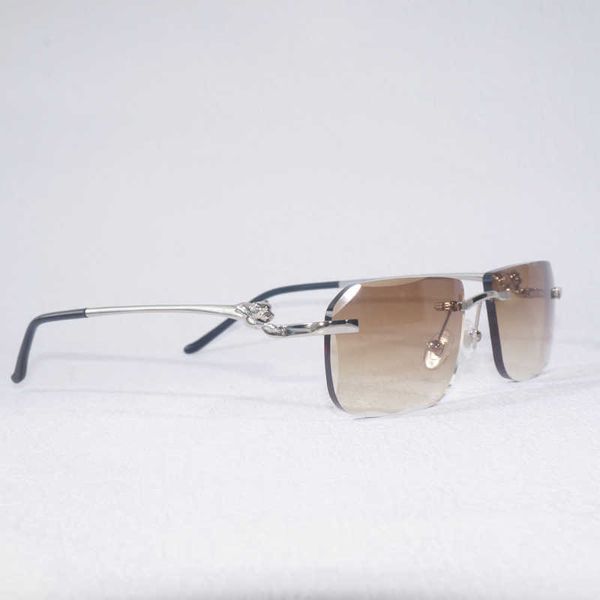 vintage leopard diamond cut rimless sunglasses retro pchromic shades men goggles clear glasses women eyewear new fashion factory sun glasses, White;black
vintage leopard diamond cut rimless sunglasses retro pchromic shades men goggles clear glasses women eyewear new fashion factory sun glasses, White;black