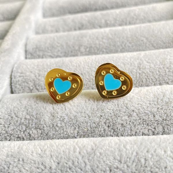 2023 classic design stud 3 colors heart love fashion studs stainless steel luxury jewelry, Golden;silver
2023 classic design stud 3 colors heart love fashion studs stainless steel luxury jewelry, Golden;silver