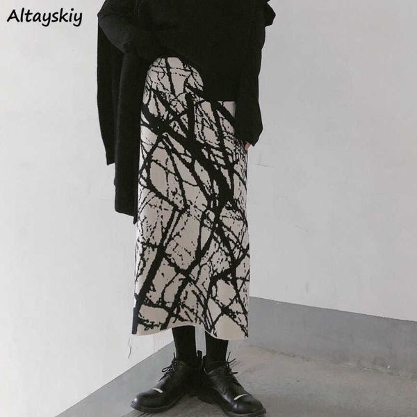 skirts knitting skirts women retro design chinese style simple creativity autumn empire all-match ladies midi faldas trendy temperament l230, Black
skirts knitting skirts women retro design chinese style simple creativity autumn empire all-match ladies midi faldas trendy temperament l230, Black