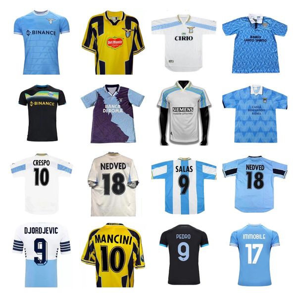 simeone 1989 1990 lazio retro soccer jerseys lazzari 1991 92 95 98 99 00 01 14 22 23 nedved salas gascoigne nesta classic football shirt ver, Black;yellow
simeone 1989 1990 lazio retro soccer jerseys lazzari 1991 92 95 98 99 00 01 14 22 23 nedved salas gascoigne nesta classic football shirt ver, Black;yellow