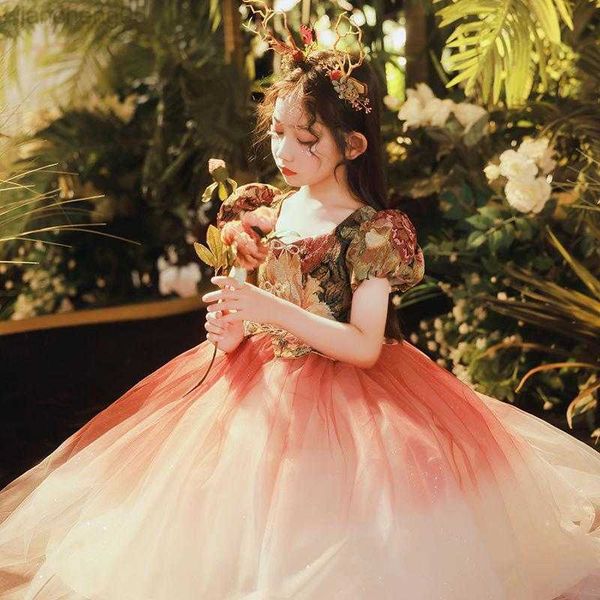 girl's dresses new style girl dress western style princess wedding long-sleeved flower girl wedding dress emcee walk show birthday dres, Red;yellow
girl's dresses new style girl dress western style princess wedding long-sleeved flower girl wedding dress emcee walk show birthday dres, Red;yellow