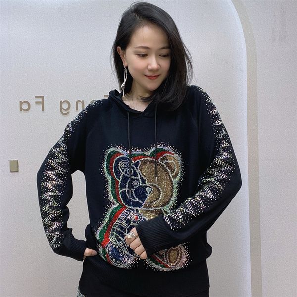 women's hoodies sweatshirts shimmering knitting for women hooded sweater casual loose long sleeve pullovers 230223, Black
women's hoodies sweatshirts shimmering knitting for women hooded sweater casual loose long sleeve pullovers 230223, Black