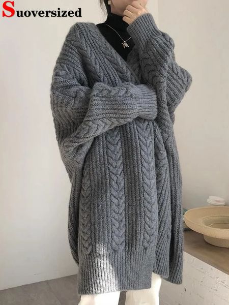 women's knits tees oversized 4xl knitted cardigan women elegant sweaters korean casual loose coats streetwear knitwear warm thick long, White
women's knits tees oversized 4xl knitted cardigan women elegant sweaters korean casual loose coats streetwear knitwear warm thick long, White
