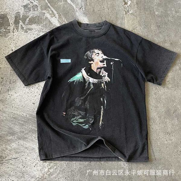 represent co-brand rock singer character wash vtg short sleeve high street fog loose half t-shirt men adoc, White;black
represent co-brand rock singer character wash vtg short sleeve high street fog loose half t-shirt men adoc, White;black