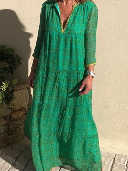 casual dresses summer women retro v-neck long sleeve bohemian printed beach ladies fashion loose big hem a-line 230224, Black;gray
casual dresses summer women retro v-neck long sleeve bohemian printed beach ladies fashion loose big hem a-line 230224, Black;gray