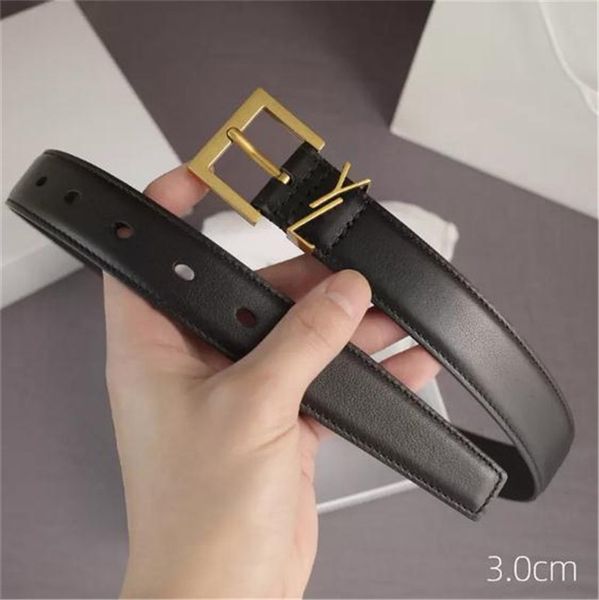 women's fashionable gold buckle belt genuine leather 3cm width men designer belts s buckle cnosme womens waistband cintura ceintures no, Black;brown
women's fashionable gold buckle belt genuine leather 3cm width men designer belts s buckle cnosme womens waistband cintura ceintures no, Black;brown
