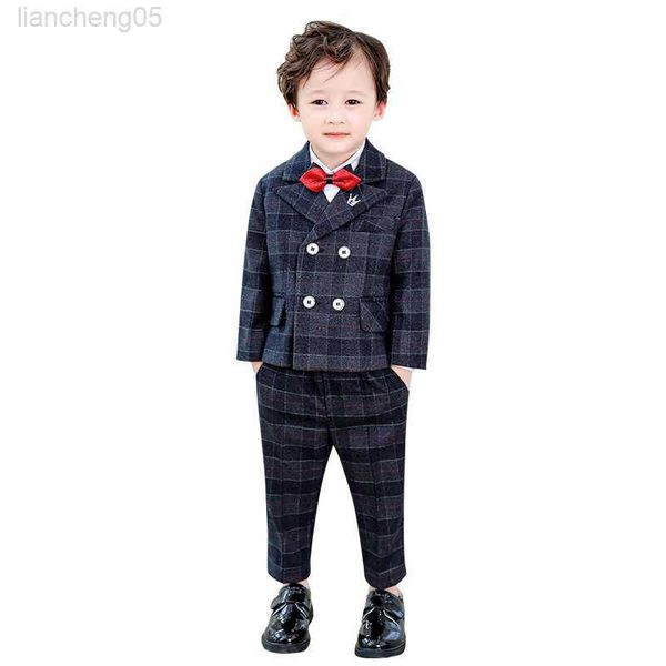 clothing sets child plaid blazer vest pants bowtie 4pcs suit set autumn winter boy wedding party performance come kids british formal dress, White
clothing sets child plaid blazer vest pants bowtie 4pcs suit set autumn winter boy wedding party performance come kids british formal dress, White