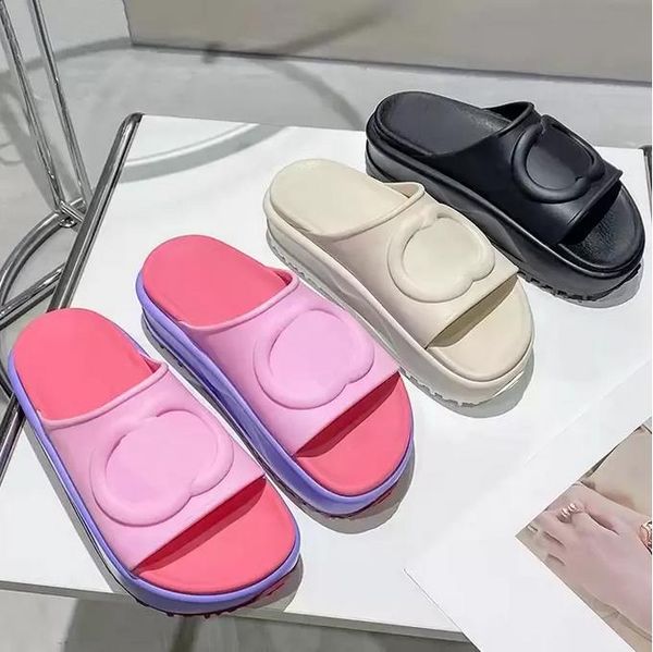 luxury designer sandals platfslide orm fashion embroidered canvas platform slippers brand women's sandals summer beach slipway indoor h, Black
luxury designer sandals platfslide orm fashion embroidered canvas platform slippers brand women's sandals summer beach slipway indoor h, Black
