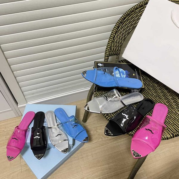 designer high-heel transparent slides sandals luxury letter print plexiglass womens summer enameled metal triangle 8cm heels shoes flats sli, Black
designer high-heel transparent slides sandals luxury letter print plexiglass womens summer enameled metal triangle 8cm heels shoes flats sli, Black
