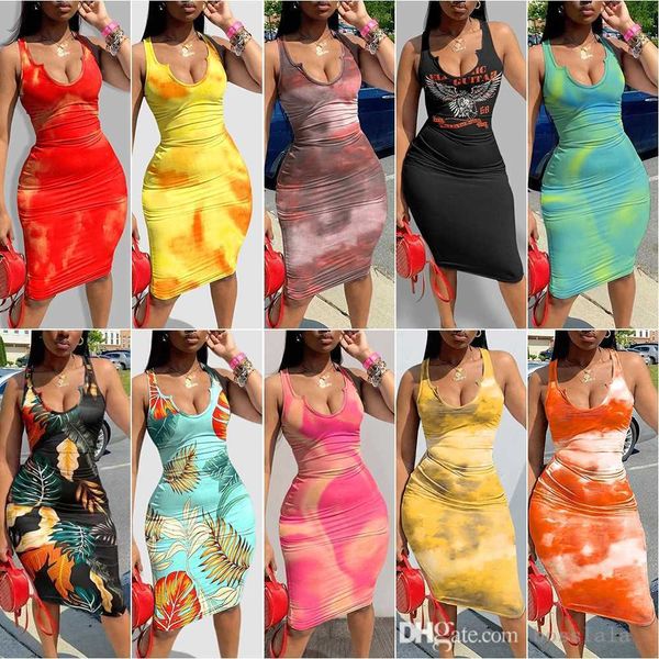 women dresses new slim tie dyed sleeveless long vest suspender skirt dress 14 colours, Black;gray
women dresses new slim tie dyed sleeveless long vest suspender skirt dress 14 colours, Black;gray