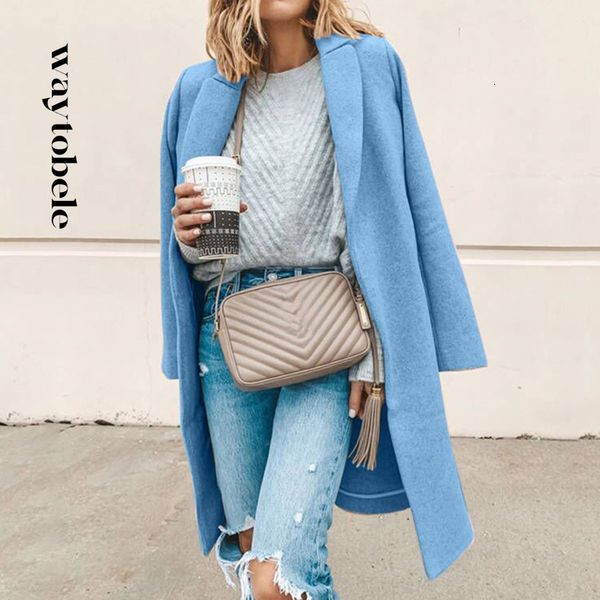 women's jackets waytobele women coat winter fashion casual long sleeve lapel woolen loose cardigan overcoat high streetwear 230223, Black;brown
women's jackets waytobele women coat winter fashion casual long sleeve lapel woolen loose cardigan overcoat high streetwear 230223, Black;brown