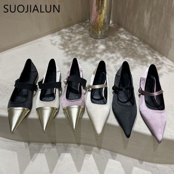 dress shoes suojialun 2023 spring brand women flat pointed toe shallow slip on ladies eelgant ballerina casual ballet 230224, Black
dress shoes suojialun 2023 spring brand women flat pointed toe shallow slip on ladies eelgant ballerina casual ballet 230224, Black