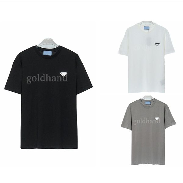 triangle metal logo men t shirt casual round neck cotton short sleeve tees loose sport breathable shorts, White;black
triangle metal logo men t shirt casual round neck cotton short sleeve tees loose sport breathable shorts, White;black