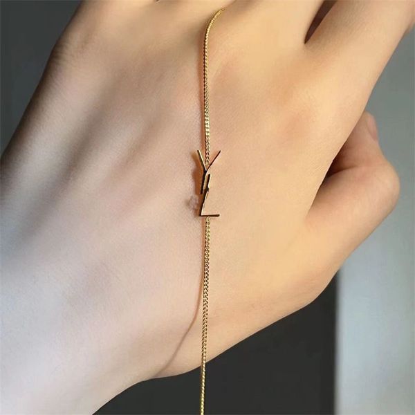 bracelets designer for women luxury mens pulsera couple wedding sweet charms men letter y designer love jewelry 14k plated gold bracelet zb0, Golden;silver
bracelets designer for women luxury mens pulsera couple wedding sweet charms men letter y designer love jewelry 14k plated gold bracelet zb0, Golden;silver