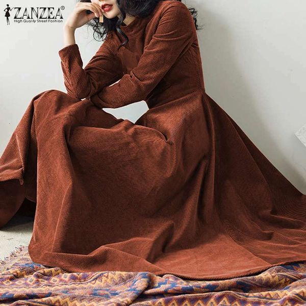 casual dresses womens fashion party solid kaftan zanzea vintage corduroy maxi dress french elegant long vestidos autumn holiday swing 230224, Black;gray
casual dresses womens fashion party solid kaftan zanzea vintage corduroy maxi dress french elegant long vestidos autumn holiday swing 230224, Black;gray