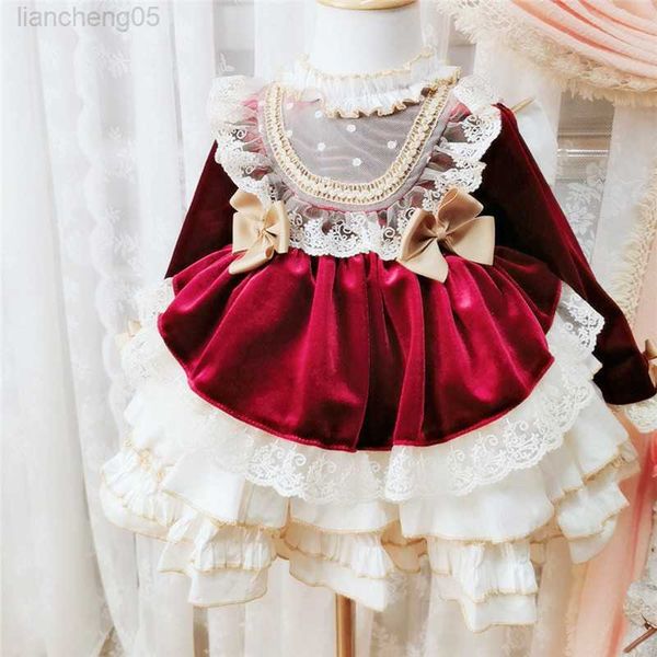 girl's dresses 2023 baby girl dress spring long sleeve lace lolita court dress girl princess bow tutu dress birthday party prom dresses, Red;yellow
girl's dresses 2023 baby girl dress spring long sleeve lace lolita court dress girl princess bow tutu dress birthday party prom dresses, Red;yellow