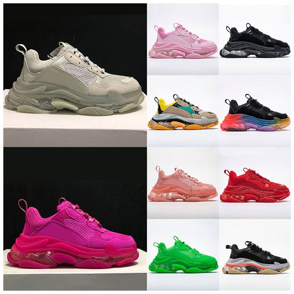 classic pairs triple s men women casual shoes sneakers daddy shoe fashion platform clear sole turquoise neon luxury pink mint trainers mesh
classic pairs triple s men women casual shoes sneakers daddy shoe fashion platform clear sole turquoise neon luxury pink mint trainers mesh