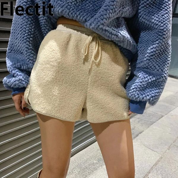 women s shorts flectit cozy faux fur sherpa lounge women drawstring high waist warm fall winter boots outfits 230223, White;black
women s shorts flectit cozy faux fur sherpa lounge women drawstring high waist warm fall winter boots outfits 230223, White;black