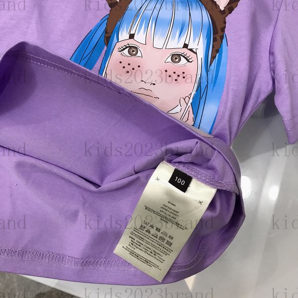 girls purple tees 2023ss children cotton t-shirt luxury boys outfit kids high-end t-shirts summer designer tees round neck cotton eco-frien, Blue
girls purple tees 2023ss children cotton t-shirt luxury boys outfit kids high-end t-shirts summer designer tees round neck cotton eco-frien, Blue