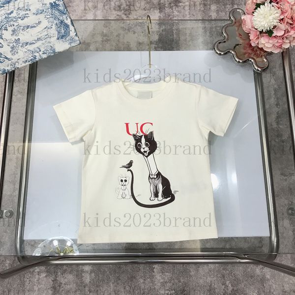 cartoon cats print tees 2023ss children cotton t-shirt luxury boys outfit kids high-end t-shirts summer designer round neck cotton eco-frie, Blue
cartoon cats print tees 2023ss children cotton t-shirt luxury boys outfit kids high-end t-shirts summer designer round neck cotton eco-frie, Blue