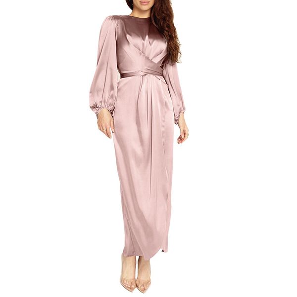 ethnic wear for women pink arab dress classic round neck elegant waist, fashion noble small lantern sleeve cuff elastic closing, casual, White;black
ethnic wear for women pink arab dress classic round neck elegant waist, fashion noble small lantern sleeve cuff elastic closing, casual, White;black