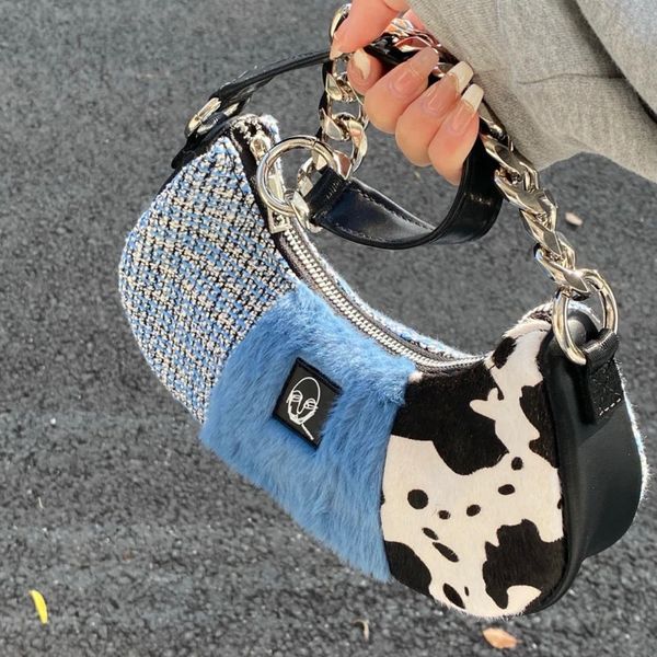 evening bags haex fashion street bolso mujer harajuku patchwork plush womens bag trend vintage zipper chains aesthetic sac a main femme 2302
evening bags haex fashion street bolso mujer harajuku patchwork plush womens bag trend vintage zipper chains aesthetic sac a main femme 2302