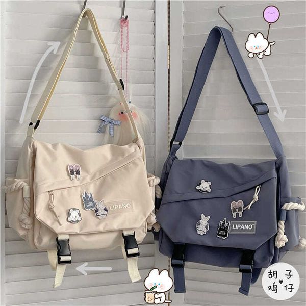 evening bags nylon handbags shoulder large capacity crossbody for teenager girls men harajuku messenger student school sac 230224
evening bags nylon handbags shoulder large capacity crossbody for teenager girls men harajuku messenger student school sac 230224