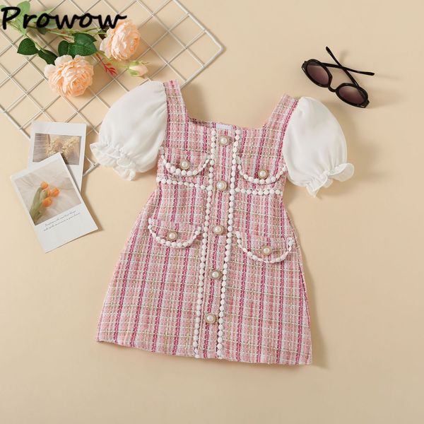 girl s dresses prowow 1 7y summer children girls puffy sleeve pink tassel beading tweed dress for baby kids clothes 230224, Red;yellow
girl s dresses prowow 1 7y summer children girls puffy sleeve pink tassel beading tweed dress for baby kids clothes 230224, Red;yellow