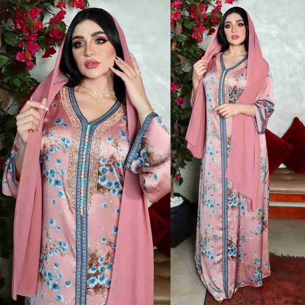 ethnic clothing 2022 spring floral print muslim abaya dress women diamond dubai arab turkey morocco kaftan islamic clothing gown robe vestid, Red
ethnic clothing 2022 spring floral print muslim abaya dress women diamond dubai arab turkey morocco kaftan islamic clothing gown robe vestid, Red