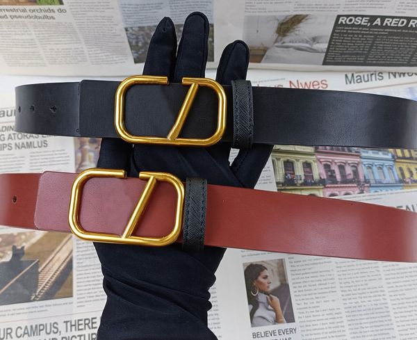 5 colors luxury leather belts for women designer letters with box fashion woman waist belt bronze buckle width 3.5cm strap wholesale 2023, Black;brown
5 colors luxury leather belts for women designer letters with box fashion woman waist belt bronze buckle width 3.5cm strap wholesale 2023, Black;brown