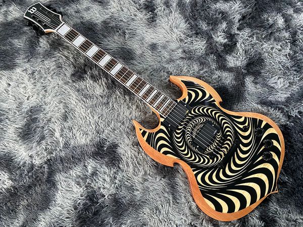 custom sg wylde audio barbarian nature electric guitar buzzsaw falme maple black hardware
custom sg wylde audio barbarian nature electric guitar buzzsaw falme maple black hardware