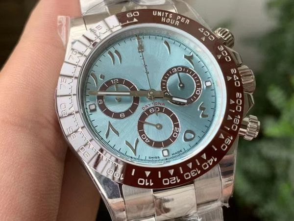 with original box stainless steel sapphire 116506 men's number watch 40mm ceramic bezel blue dial automatic mens watches no chronograph, Slivery;brown
with original box stainless steel sapphire 116506 men's number watch 40mm ceramic bezel blue dial automatic mens watches no chronograph, Slivery;brown