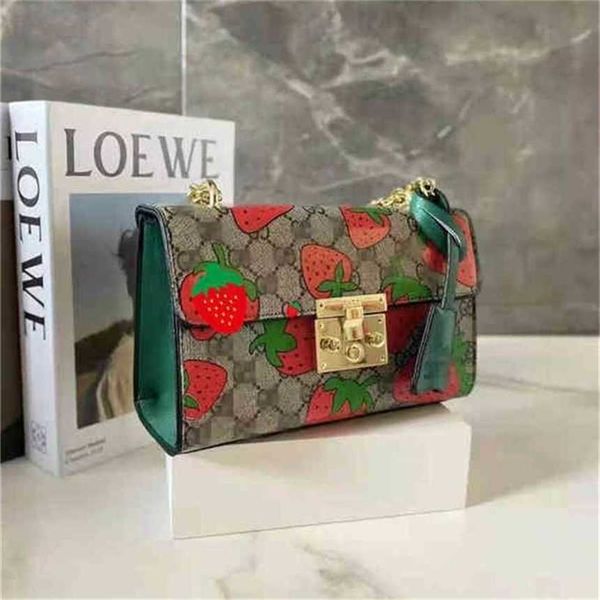 handbag 2023 new bag version women's shoulder hand women's lock chain