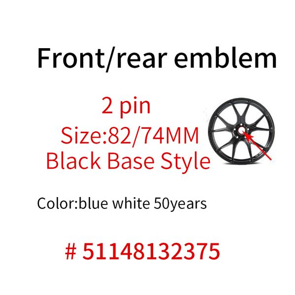 50pcs 82mm 74mm 50years blue black car badge bonnet front with 2pins x1 x3 x5 x6 car emblems 813237505 car-styling
50pcs 82mm 74mm 50years blue black car badge bonnet front with 2pins x1 x3 x5 x6 car emblems 813237505 car-styling